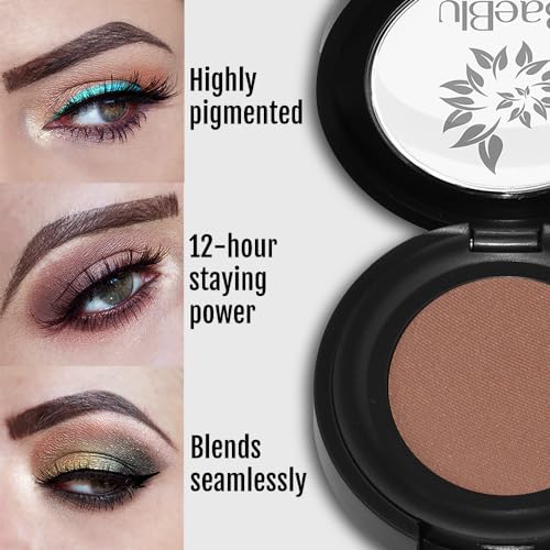 Organic Eyeshadow Jupiter - Natural Finely Pressed Powder for Sensitive Eyes