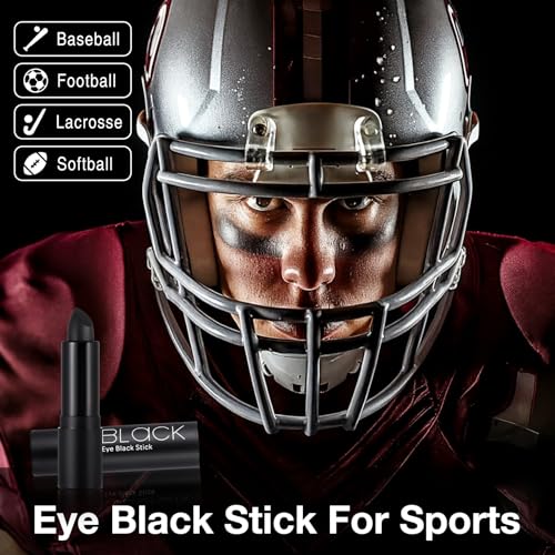 Black Face & Body Paint Sticks Set Waterproof Makeup for Halloween & Cosplay - 10 Pieces