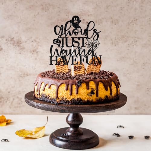 Halloween Cake Topper Ghouls Just Wanna Have Fun Party Decoration