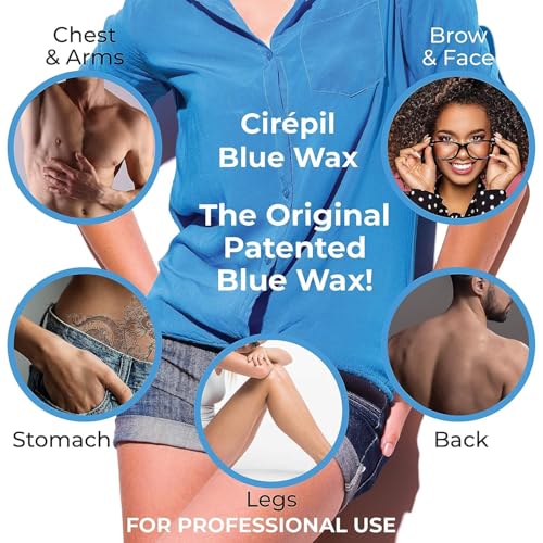 Cirepil Blue Stripless Hard Wax Beads 400g - Professional Hair Removal
