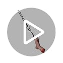 Halloween Hanging Bloody Body Parts Decor - Chained Feet Horror Prop