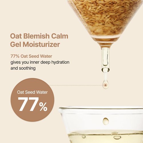 PURITO Oat In Calming Gel Cream - Lightweight, Fragrance-Free Moisturizer for Sensitive Skin | 100 mL