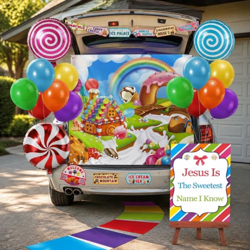 Halloween Religious Candy Car Decorations Kit - Trunk & Treat Setup