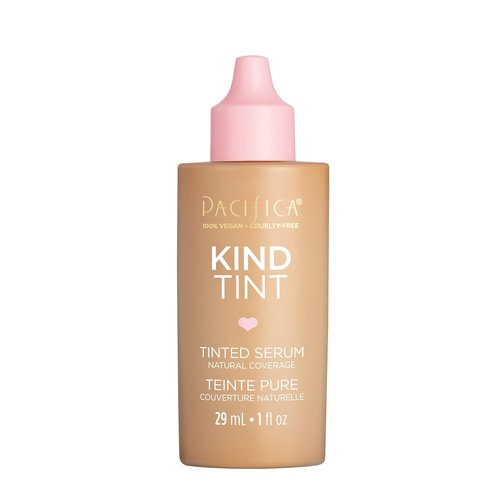 Pacifica Tinted Moisturizer - Lightweight Hydrating Foundation with Vegan Collagen & Hyaluronic Acid | 1 fl oz (Shade 15)