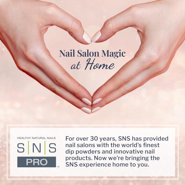 SNS Base Coat Nail Polish - Long-Lasting, Fast-Drying Nail Strengthener | Low-Odor, No UV Lamp Needed - 0.5 Oz