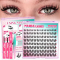 Eyelash Clusters Kit with Lash Glue - Bunny Lashes Ciel Variation
