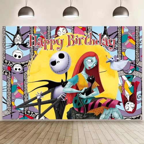 Grey Nightmare Birthday Party Decorations Set - Halloween & Christmas Supplies
