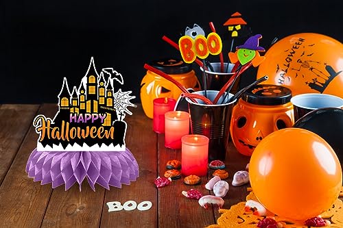 Halloween Honeycomb Centerpieces 9 Pcs Spooky Table Decor Party Supplies
