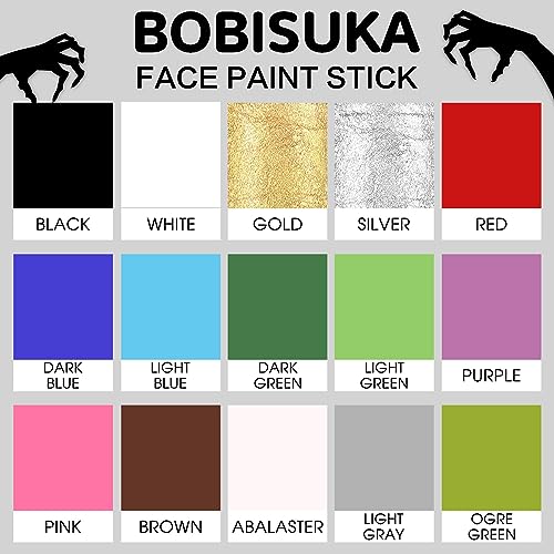 Blue Face & Body Paint Stick - Waterproof, Blendable for Halloween, Cosplay & Sports