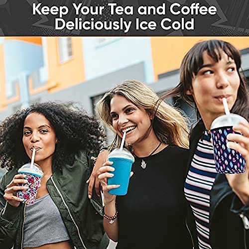 Reusable Coffee Sleeve Set - Small, Medium, Large Halloween Neoprene Cup Sleeves