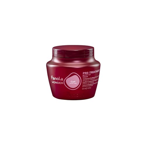 Fanola Wonder Curl Pre Shampoo Scalp Treatment - Nourishing Emollient Mask for Natural Hair (500 ml)