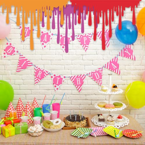 6 Pack Art Party Table Skirts - Classroom & Event Decorations