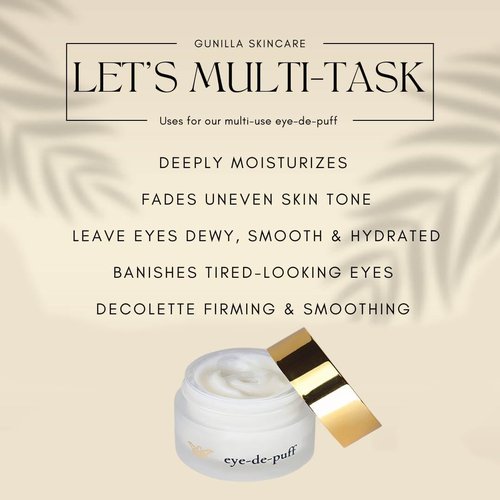 Gunilla Anti-Aging Eye Cream - Hydrate & Reduce Puffiness with 23 Actives & Botanicals | 5 oz