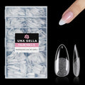 Medium Pointed Almond Nail Tips - 504Pcs Gelly False Nails for Natural Fit & Long Lasting