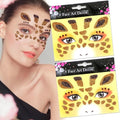 Giraffe Halloween Temporary Tattoo Stickers - Glitter Body Decal (07-Giraffe)