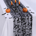 Halloween Black Bat Table Runner 29x120 Inch Fabric Decor - Variation of THIS listing