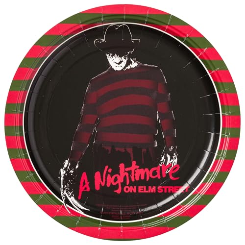 Freddy Krueger Party Plate and Napkin Set - 32 Pack Halloween Horror