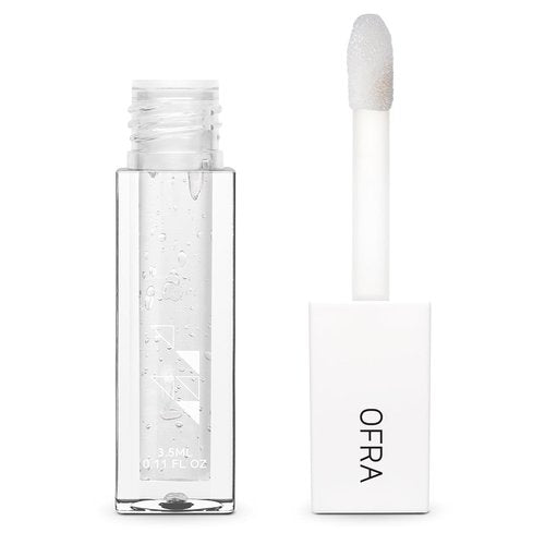 Ofra Lip Lush Plump - Clear Lip Plumper Gloss | Hydrating, Non-Sticky & Ultra Glossy - 3.5ml