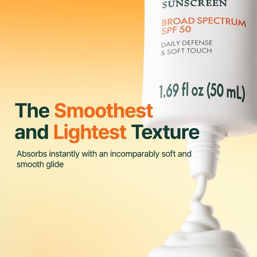 PURITO Korean Sunscreen SPF 50 - Lightweight, No White Cast, Broad Spectrum UVA/UVB Protection | Oil-Free & Vegan | 50mL (1.69 fl. oz)