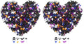 Halloween Confetti Assorted 5000 Pieces 100g Pack - Multi-Shaped Glitter Decorations