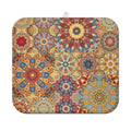 Boho Dish Drying Mat 16x18 Inch Floral Microfiber Kitchen Countertop Absorbent