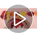 Fall Maple Leaf Garland 2-Pack - Autumn Decorations for Home Interior Holiday Decor