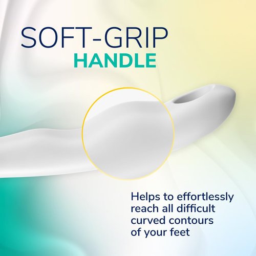 Dr. Scholl's Nano Glass Foot File - Durable Callus Remover & Pedicure Tool for Soft, Smooth Feet