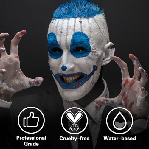 Blue Face & Body Paint - Water-Based, Non-Toxic Halloween & Cosplay Makeup