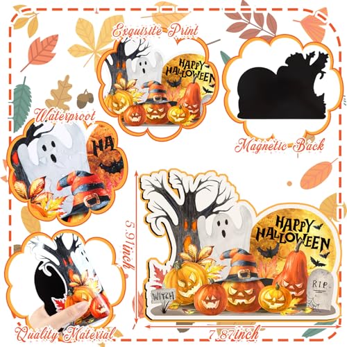 Large Holiday Refrigerator Magnets Set - 12 Seasonal 7.87 x 5.91 Inches