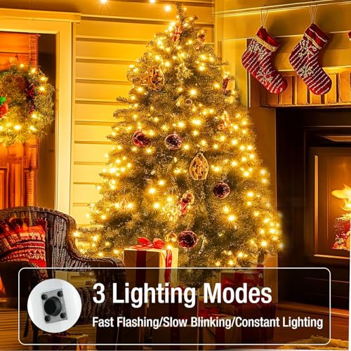50 Pack Battery-Operated Fairy Lights - Warm White 7ft 20 LED String Lights with 3 Modes Waterproof for Crafts & Decorations Variation of THIS listing
