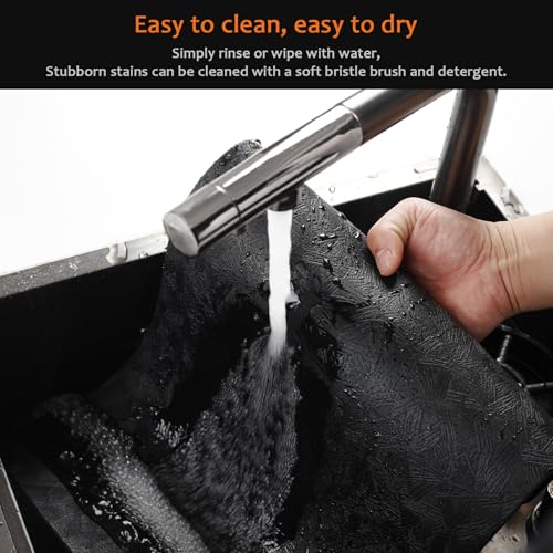 Black Halloween Plastic Placemat Set of 12 Faux Leather Table Mats