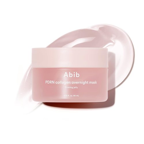 Abib PDRN Collagen Overnight Face Mask Firming Jelly 2.7 fl oz | Korean Sleeping Mask for Rejuvenation | Elasticity Boost & Plumping