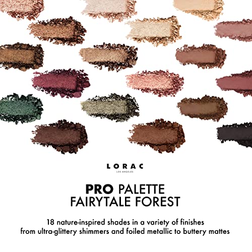 Lorac Pro Eyeshadow Palette Fairytale Forest - Matte & Shimmer Shades