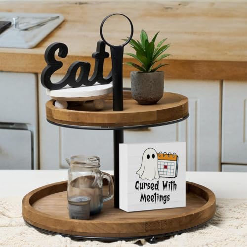 Halloween Office Sign Decor - Cute Desk & Cubicle Halloween Decorations - Variation 11