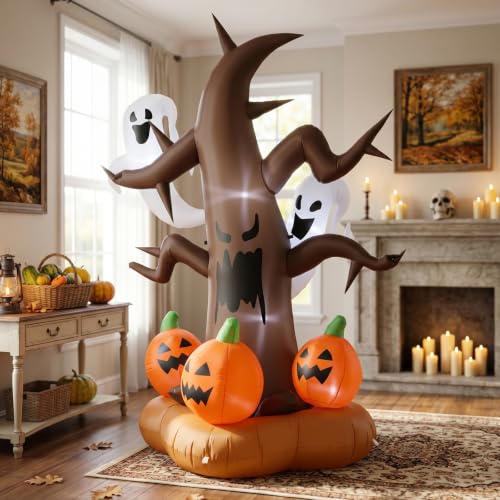 8ft Halloween Horror Tree Inflatable Decoration - Horror Tree Variation