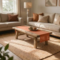 Pure Linen Table Runner Cinnamon 14 x 48 in - Handmade, Medium Weight, OEKO-TEX Certified