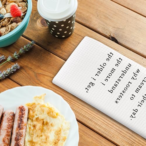 Funny Sarcastic Kitchen Towel with Saying - Hand Tea Towels for Christmas - Variation 7