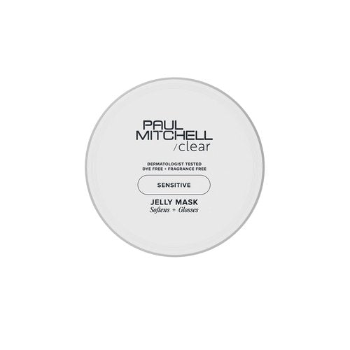 Paul Mitchell Clear Jelly Mask, Fragrance Free Hair Mask, For Sensitive Scalp + Skin, 8 oz