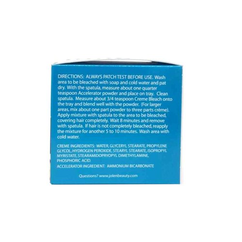 Jolen 4 Ounce Creme Bleach Regular Lightens Excess Dark Hair (118ml)