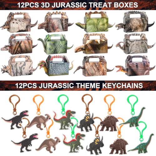 Jurassic Dinosaur Party Favor Set - 320 Pieces for 12 Guests - Dinosaur Theme, Goodie Bags, Decorations & Party Supplies