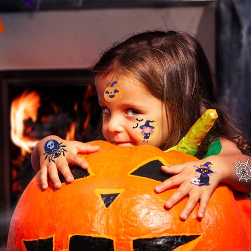 Winthrop 240 Pcs Halloween Temporary Tattoos for Kids - Trick or Treat