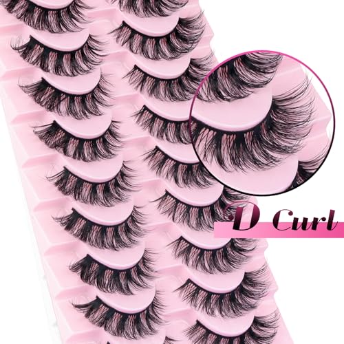 Veleasha Fluffy Wispy D Curl Lash Strips - D07 Variation