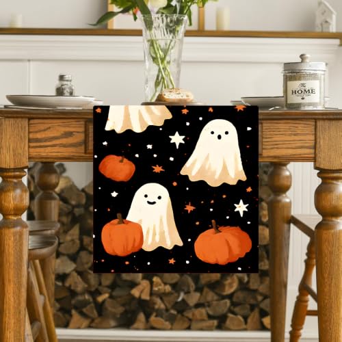 Halloween Table Runner 13x72 Inch Ghost Pumpkin Decor for Dining Table