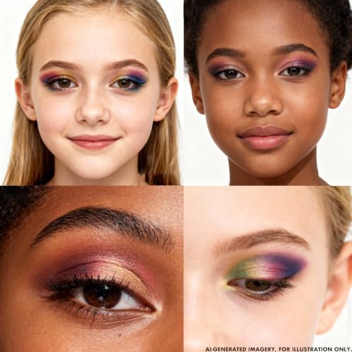 Nightmare Before Christmas Eyeshadow Palette - Multicolor, 50 Shades for Teens & Adults