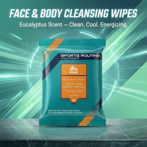 Men’s Face Wipes 4-Pack - Cleansing Wipes for Men with Cedar, Bourbon, Eucalyptus, Tea Tree & Sandalwood