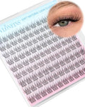 Natural Short Lash Clusters 10-12mm Wispy Eyelash Extensions for DIY Makeup