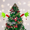 Christmas Elf Body Tree Decorations - 27.6x7.8 Inch with 2 Arms, Pose-able Elf Ornament