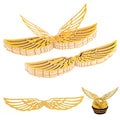 Golden Snitch Wings Chocolate Decorations 50 Pcs for Themed Parties