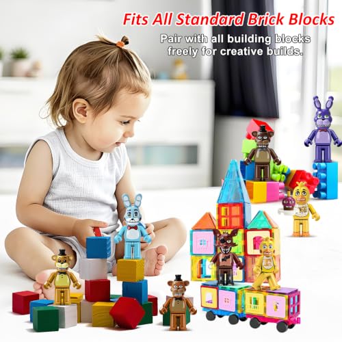 Horror Minifigures Set - 8 Flexible Joints Action Figures for Kids and Collectors