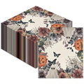 Halloween Ghost Napkins - 60 Pack Jack O'Lantern Floral Disposable Paper Towels